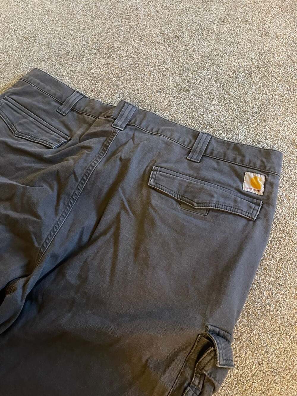 Carhartt Men's Relaxed Fit Cargo Shorts Gray 34x28
